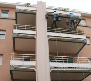 Intervention sur balcons