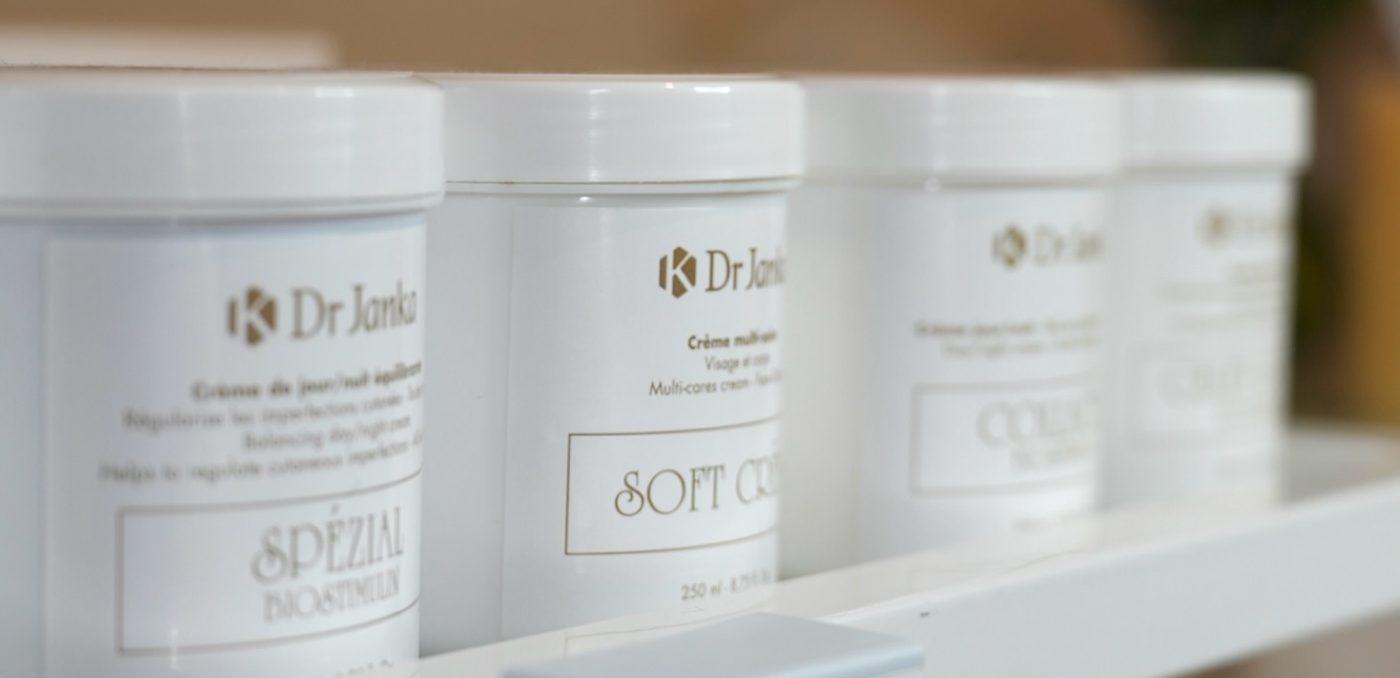 Les soins cosmétiques Dr Janka du cabinet